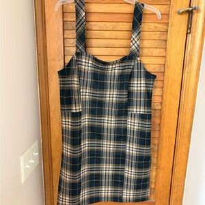 Plaid Sleeveless Dress